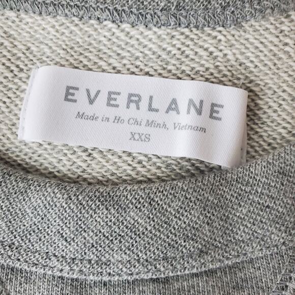 Everlane The 100% Human Typography Sweatshirt Size XXS NWOT - Picture 4 of 6